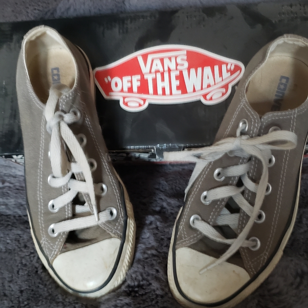 Grey converse All Star Sneakers Women's Size 6